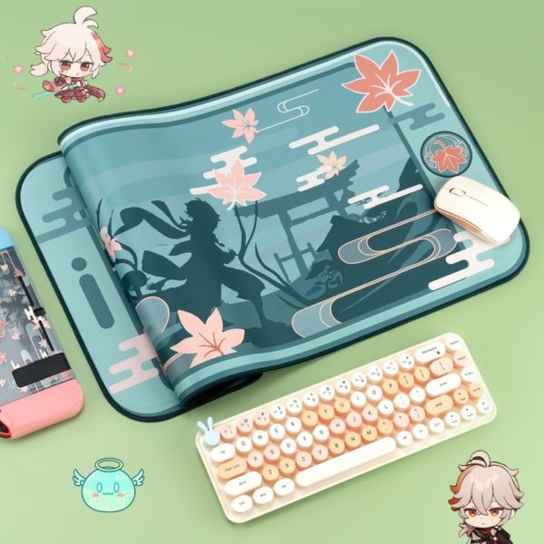 Kazuha Large Mouse Pad Genshin Impact Desk Mat Kazuha Genshin Gifts