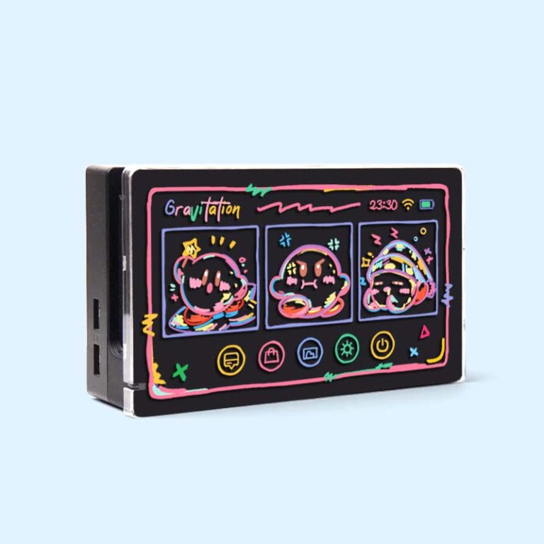 Kirby Switch Storage Case Cute Kirby Doodle Switch OLED Carrying Case