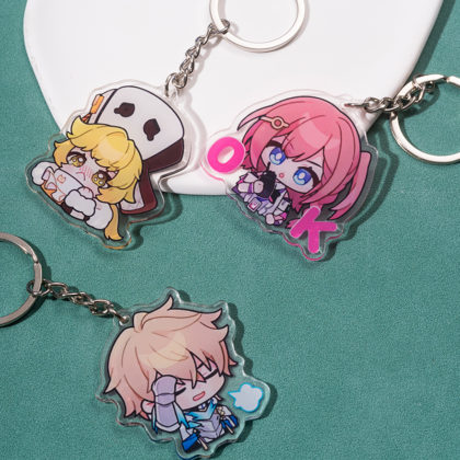 Cute Honkai Star Rail Keychains Kawaii Star Rail Phone Charm - RegisBox