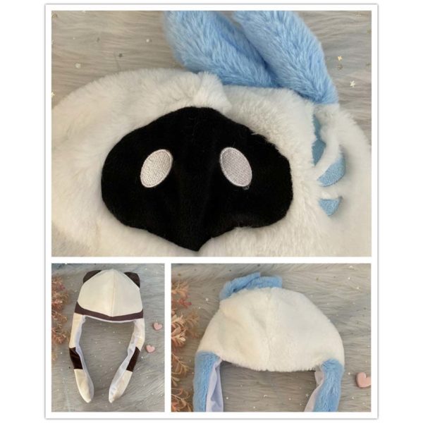 Genshin Hat Moving Ears Funny Plush Genshin Impact Cosplay Accessories ...