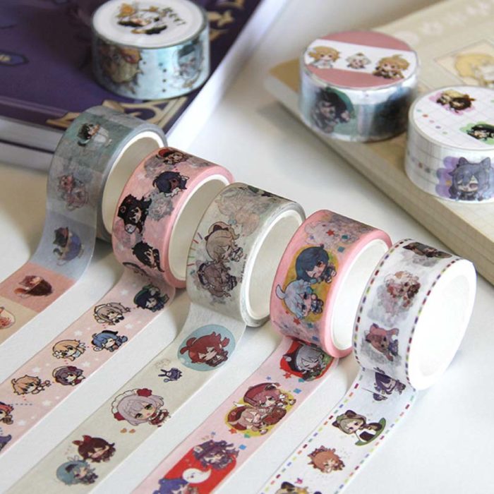 Genshin Impact Washi Tapes Cute Genshin Stationery Genshin Decorative ...