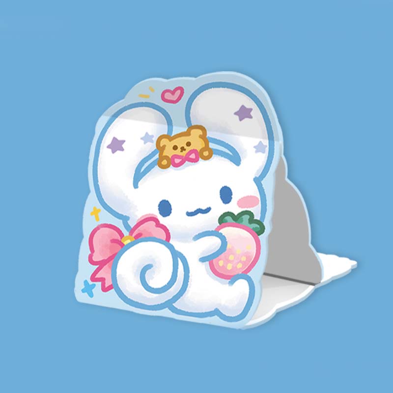 Foldable Mirror Kawaii Desktop Mirror Cute Folding Makeup Mirror - C