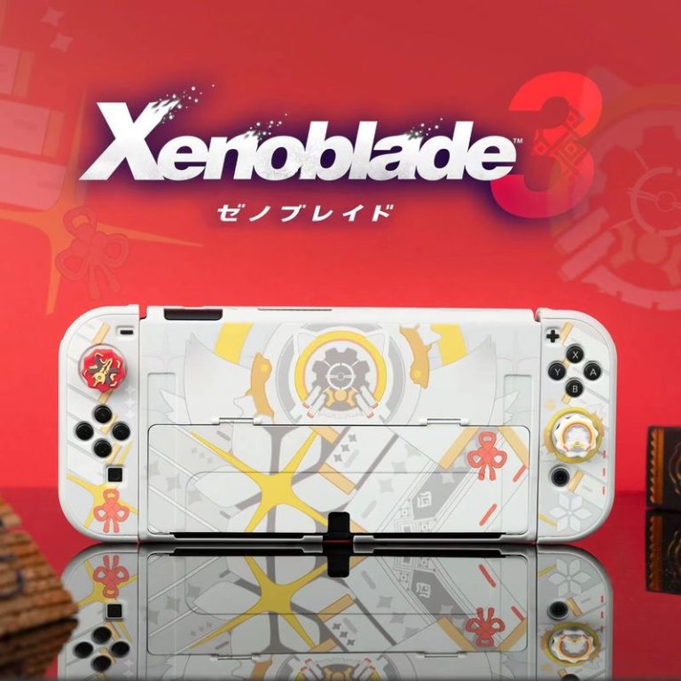 White Xenoblade Switch OLED Cases Xenoblade 3 Switch Cover Case RegisBox