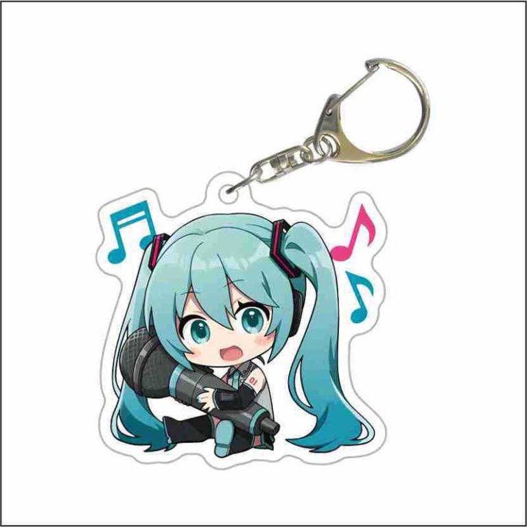 Miku Acrylic Charm Cute Anime Girl Keychains - RegisBox