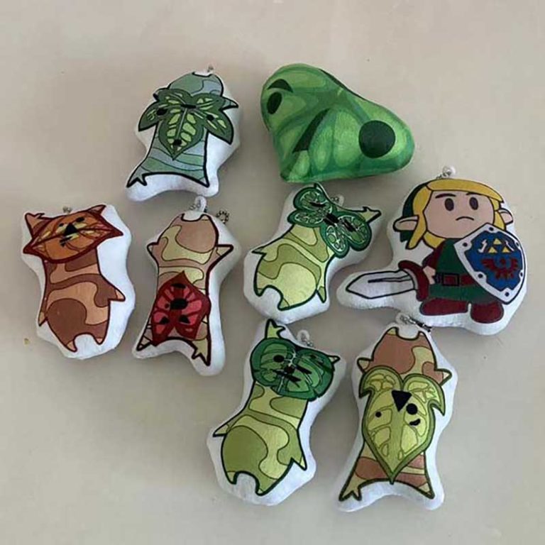 Korok Plush Cushions Zelda Plushies Botw Korok Seeds Totk Keychains