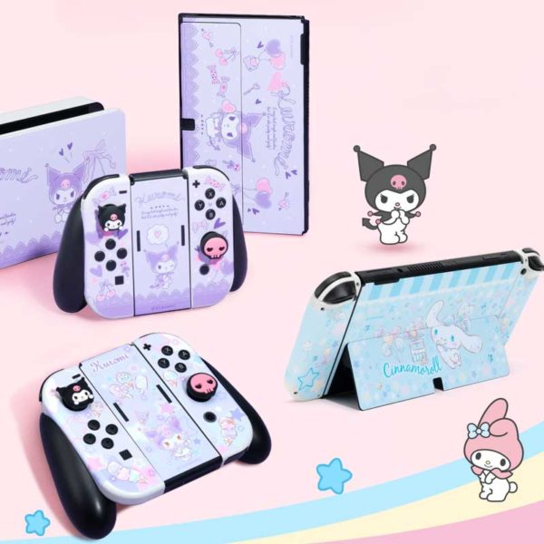 Official Licensed Switch Skin Cover Cute Switch OLED Wrap Stickers ...