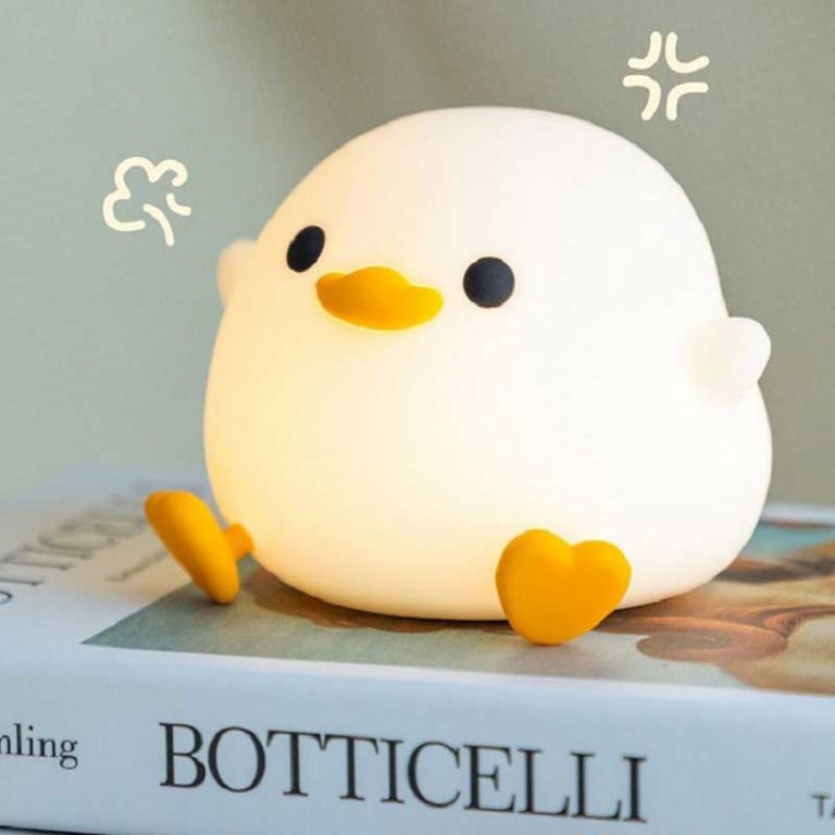 Rechargeable Duck Night Light Cute Duck Lamp LED Lights Bedroom Lamp ...