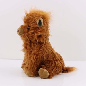 10in Highland Cow Plush Toy Cute Scottish Highland Cattle Plushie ...