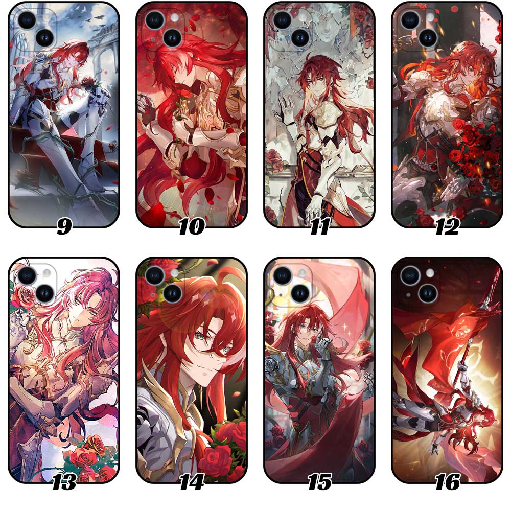 HSR Argenti Phone Case Honkai Star Rail Argenti Knight Of Beauty Rose -  RegisBox