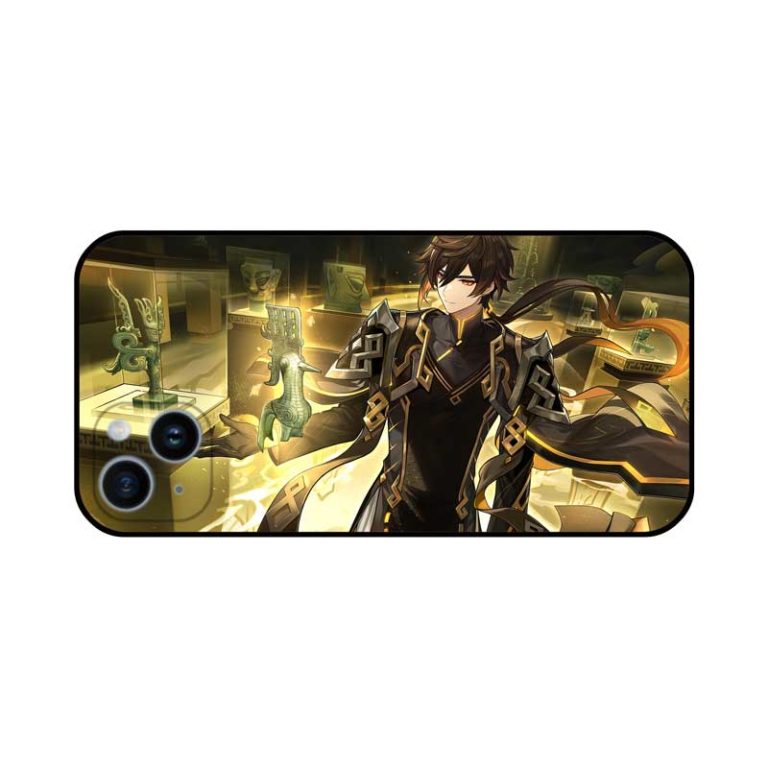 Zhongli Phone Case Zhongli X Sanxingdui Ruins Collab Art Genshin Impact ...