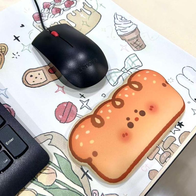 Bread Wrist Rest Padded Cute Baguette Wrist Support - RegisBox