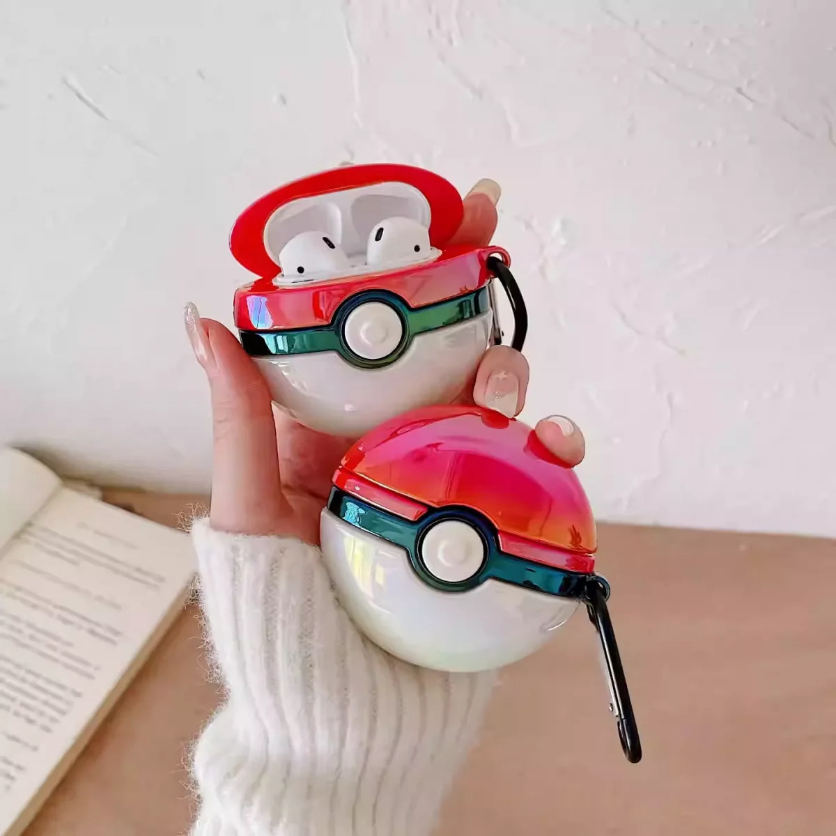 Iridescent Pokeball AirPods 4 Cases AirPods Pro 3 2 1 (1) RegisBox -
