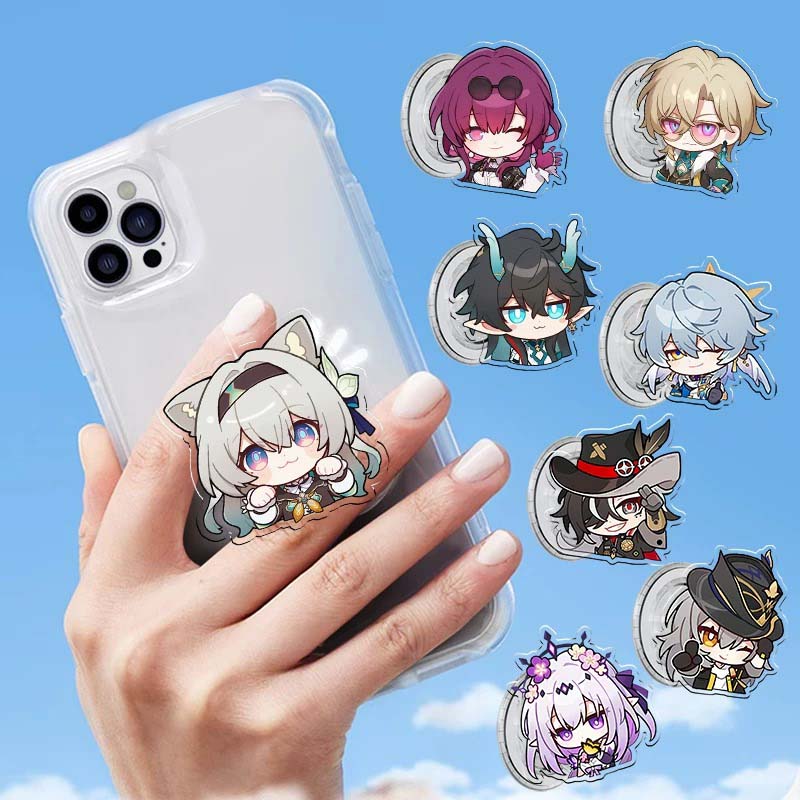 Cute HSR Phone Grips Chibi Honkai Star Rail Phone Holder (1) RegisBox -