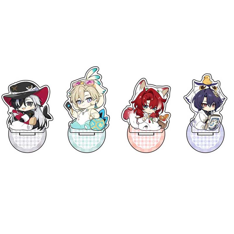 Cute Honkai Star Rail Acrylic Standee HSR Aventurine Boothill Dr. Ratio Argenti Figure (2) RegisBox -